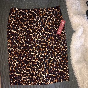 Printed Pencil Skirt